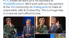 EU-Kommissionsvize Margrethe Vestager (l.) bezeichnet das Abkommen als «grossen Schritt in einem Wettlauf, den wir uns nicht leisten können zu verlieren»…          (Bild: Twitter)