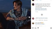 Johnny Depp in damals noch besseren Zeiten auf Instgram in Sachen Dior...