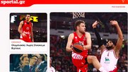 Sportal.gr fokussiert auf Fussball und Basketball. (Screenshot sportal.gr)