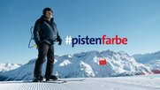 Ein Segen für die Swisscom, dass die blaue und rote Pistenfarbe eingeführt wurde....        (Bild zVg.)