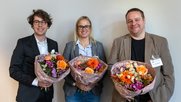 Hannes Rettenmund (l.), Heidi Schläppi und Christian Gasser sind ohne Gegenstimme gewählt worden…     (Bild: zVg)