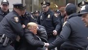 Künstlich, aber ansonsten intelligent gemacht: die Festnahme von Donald Trump. Solche Fakes müssen in Zukunft gekennzeichnet werden...      (Screenshot Reddit)