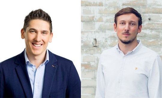 Wien meets Zürich: Matthias Seiringer (l.), Verkaufsleiter Digital bei ORF Enterprise, und Alban Grossenbacher, Co-Founder goTom (Bild zVg)