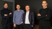 Farner & jim & jim: Pablo Koerfer, Co-CEO bei Farner, Andrin Buchli, Fabio Emch und Robin Steiner... (v.l., Bild: zVg.)