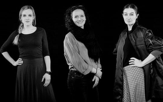 Neu im ADC-Vorstand: Hanja Heuss, Stefanie Huber und Michelle Nicol (v.l.n.r) (Bild: ADC)