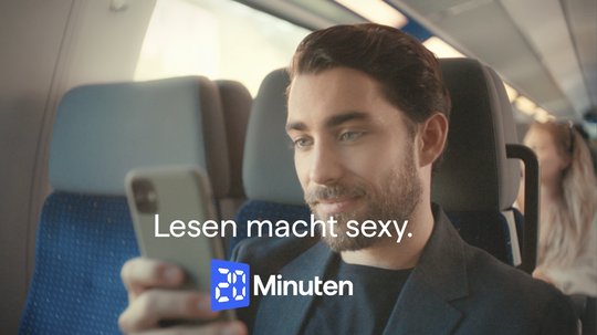 Neuer Markenclaim von Prophet: Lesende Menschen werden «als sexy wahrgenommen»...   (Bild: 20 Minuten/Spot)