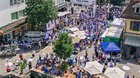 Bereits wieder Vergangenheit: Die Fanzone in der Thuner Altstadt... (Bild: Medienmitteilung Stadt Thun)
