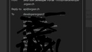 Ooops: Dieses Mail ging zu früh raus... (Bild Twitter)