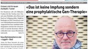 Schon im einleitenden Absatz platzierte die «Basel Express»-Redaktion ihre Thesen, die sie sich dann vom Befragten Punkt für Punkt bestätigen liess. (Bild Screenshot)