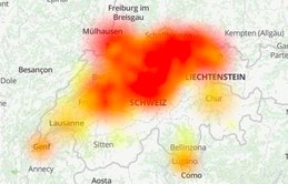 Totalausfall: Fast ganze Schweiz betroffen