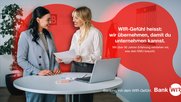 Der Claim «Banking mit dem WIR-Gefühl» fliesst gestalterisch in das neue Corporate Design und in die Bildwelt… (Bild: zVg)