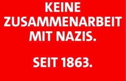 Wahlplakat für SPD-Kanzler Olaf Scholz...