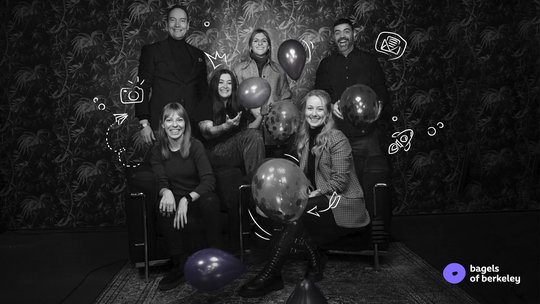 Sie wissen, wo es die besten Bagels in der Stadt gibt: Team von Bagels of Berkeley aus der Publicis Groupe Schweiz...                (Bild: Publicis)