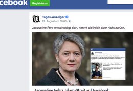 Jacqueline Fehr sagte «sorry». Zu wem?