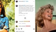 John Travolta trauert auf Twitter. «You Are the One That I Want» war der Hitsong im Film «Grease» und hat sich damals 28 Millionen Mal verkauft…         (Bild: Twitter + Screenshot) 