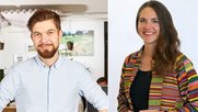 Tobias Zehnder von Webrepublic und Graziella Luggen von Hyper Island wollen im Kurs nach zukunftsträchtige Lösungen suchen...                (Bild: zVg)