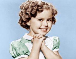 Shirley Temple mit ihrem berühmten Lächeln