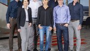 Die Competec-Unternehmensleitung (v.l.): Martin Lorenz, CEO Competec-Gruppe, Andrea Tranel, CFO, Thomas Gasser, CEO Competec Logistik AG, Manuela Wendland, CHRO, Marc Isler, CEO Brack.ch AG, Marcel Rassinger, CIO, und Andrej Golob, CEO Alltron AG…        