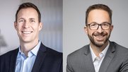 Stefan Wabel (l.) vertritt neu den Verband Schweizer Medien, Thierry Kunstmann repräsentiert Médias Suisse im Verwaltungsrat...