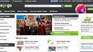 Viagogo bietet auf seiner Webseite Eintrittskarten oft zu massiv überhöhten Preisen an, ohne dass die echten Veranstalter etwas davon haben...           (Screenshot Webseite)