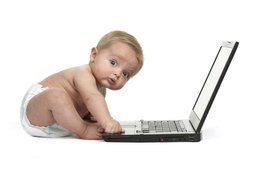 Keiner zu klein, um am Computer zu sein