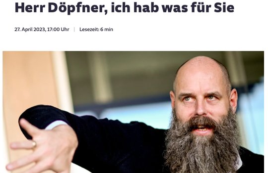 Die «Süddeutsche Zeitung» geht hart ins Gericht mit Holger Friedrich, dem Verleger der «Berliner Zeitung». (Bild Screenshot sueddeutsche.de)