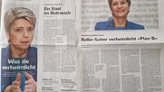 Die WOZ vom 25. Mai mit einer Geschichte über Bundesrätin Karin Keller-Sutter, die beim EFD für Ärger sorgt... (Bild: Foto WOZ)