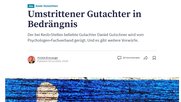 Ausriss des umstrittenen Artikels von Michèle Binswanger ...