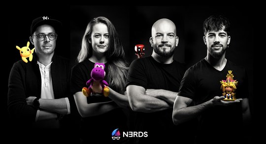 Die Crew: Christoph Glaus, Managing Partner und Co-Founder, Alina Limacher, Managing Partner und Co-Founder, Creative Director Andreas Dürler, und Reto Canova, Social Media Manager...      (v.l. Bild zVg)