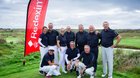 Das Team Switzerland freut sich auf dem niederländischen Golfplatz über den vierten Platz... (Bild: zVg)