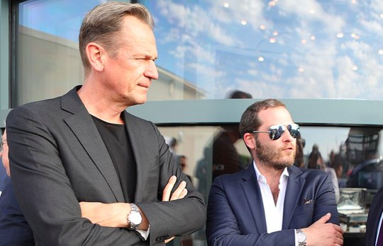 Nach dem Sturm ist vor dem Sturm: Mathias Döpfner (links) mit Noch-«Bild»-CR Julian Reichelt im Jahr 2019...     (Bild Wikipedia)