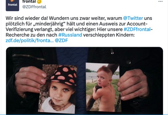 Über die Gründe für die zwischenzeitliche Twitter-Sperre wurde im Web am Mittwoch heftig debattiert. (Bild Screenshot Twitter)