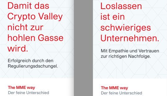 Der Slogan «Der feine Unterschied» bringt Kompetenz und Menschlichkeit der Kanzlei auf den Punkt... (Bild: zVg)
