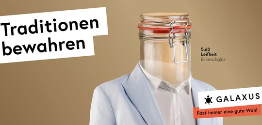Wer wählt das konservative Einmachglas?...(Bild: zVg)