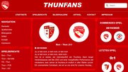 Ja, er lebt noch: Der Internet-Auftritt der Fans des FC Thun... (Bild: zVg)