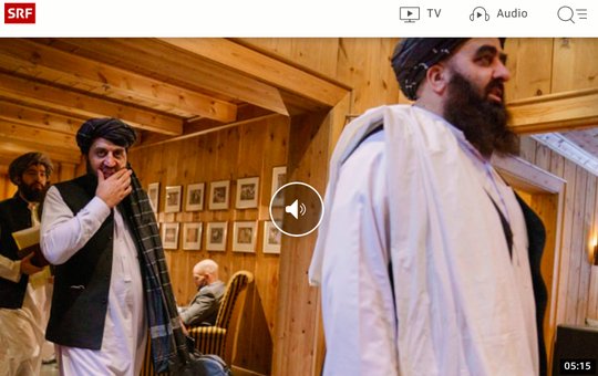 In Zeiten von MeToo über die Taliban zu berichten als wären sie ein Regime wie jedes andere, ist verstörend, findet Regula Stämpfli. (Bild Screenshot © SRF)