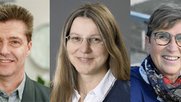 Guido Helbling, Judith Sacchi (m.) und Dagmar Appelt sind neu bei der Swiss Regiomedia AG angestellt... (Bilder: zVg)