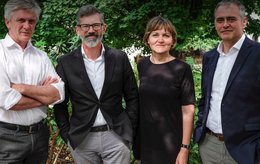 Kessler, Niederberger, Fritz u. Todeschini (v.l.)