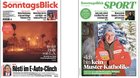 «Ein breites Logo mit roten Lettern auf weissem Grund, eine klare Optik und bessere Lesbarkeit»...     (Bilder: Ringier/zVg)