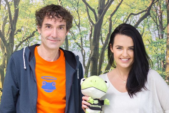Mit doppelter Kraft und gemeinsamen Ideen: Mike Müller, CEO Eventfrog, Rahel Ryf, CEO Tipo...       (Bild: zVg)