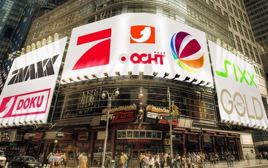 ProSiebenSat.1 ist allein mit acht Sendern im Schweizer Markt vertreten...