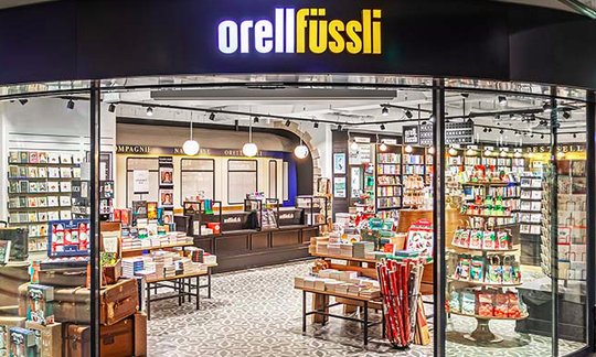 Filiale im Zürcher HB, wo Orell Füssli vor Kurzem die Buchhandlung Barth übernahm. (Bild © Orell Füssli)