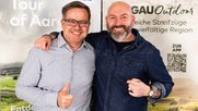 Holger Czerwenka, Direktor von Aargau Tourismus, und Dennis Lück...          (Bild zVg.)