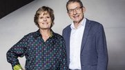 Esther Girsberger und Urs Hofmann, der ab März 2024 als Co-Leiter der Ombudsstelle der SRG Deutschschweiz startet…    (Bild © SRG.D/Mirco Rederlechner)