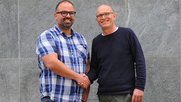 Stabübergabe: Redaktionsleiter Manuel Röösli (l.) übernimmt die operative Leitung von Beat Reichenbach...    (Bild zVg)