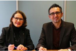 «Win-win-Situation»: J. Lauber und E. Ramic