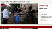 Vor allem beim Live-Ticker zum Nahostkrieg kam es zu Verstössen gegen das Sachgerechtigkeitsgebot... (Bild: Screenshot srf.ch)