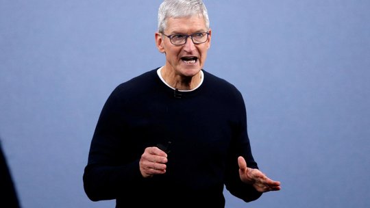 Tim Cock verdient 1'447 mal so viel wie seine durschnittlich entlöhnten Mitarbeitenden...           (Bild: Apple)
