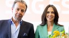 Gilles Marchand und Nachfolgerin Susanne Wille bei der Stabübergabe Anfang November... (Bild: © SRG)