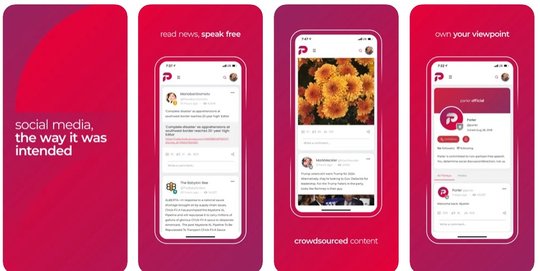 «Parler is a viewpoint-neutral social media dedicated to freedom of expression, civil discourse, and user privacy», wird die App im Shop von Apple angekündigt…